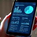 Dashboard with charts and data visualization