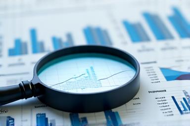 Detailed charts showing market analysis and trends